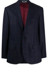 BRUNELLO CUCINELLI LONG SLEEVE CHECKED BLAZER