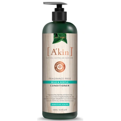 A'kin Mild & Gentle Fragrance Free Conditioner 500ml