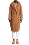 Max Mara Teddy Bear Icon Faux Fur Coat In Multi-colored