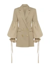 Aje Consonance Blazer Dress In Stone