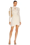 JONATHAN SIMKHAI STANDARD MOCKNECK MINI DRESS,JDAF-WD6