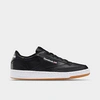 Reebok Unisex Club C 85 Corduroy Shoes In Black/white/gum