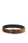 SAINT LAURENT YSL SUEDE BELT