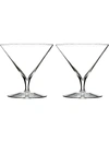 Waterford Set Of 2 Elegance Martini Glasses In Nocolor