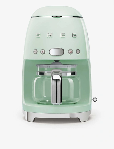 Smeg '50s Retro Style 10-cup Drip Coffeemaker In Green