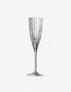 ROYAL DOULTON ROYAL DOULTON CLEAR LINEAR CHAMPAGNE GLASSES SET OF SIX,17201263