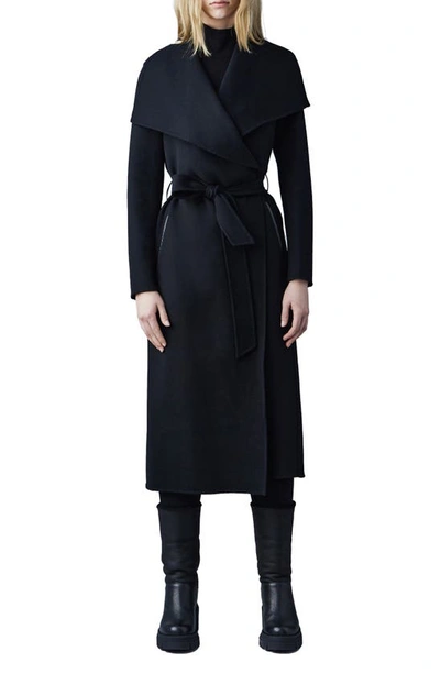 MACKAGE MAI WOOL LONG WRAP COAT,MAI-CN