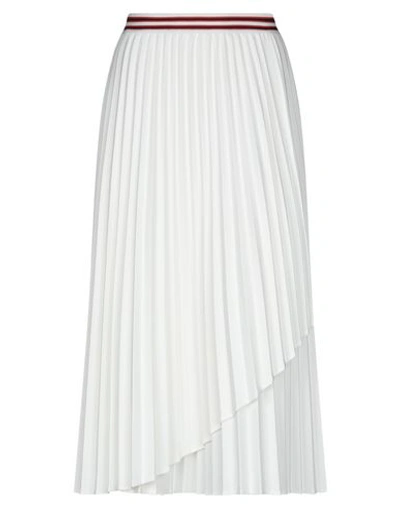 Maje Midi Skirts In White