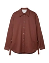 LE 17 SEPTEMBRE LE 17 SEPTEMBRE WOMAN SHIRT COCOA SIZE 8 WOOL,38946646IQ 4