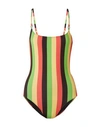 SOLID & STRIPED SOLID & STRIPED WOMAN ONE-PIECE SWIMSUIT YELLOW SIZE XS POLYESTER, ELASTANE,47272014DU 3