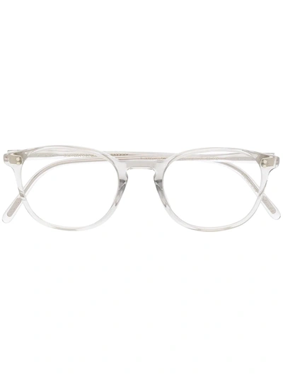 Oliver Peoples Finley Vintage Round-frame Glasses In Nude
