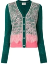 ONEFIFTEEN FLORAL EMBROIDERY KNIT CARDIGAN