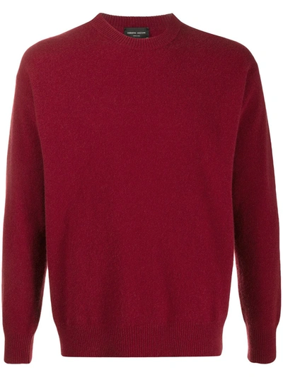 Roberto Collina Pullover Mit Rundhalsausschnitt In Red