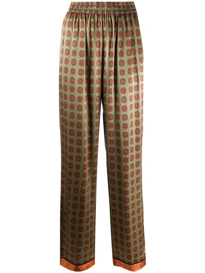 Cecilie Copenhagen Amelia Wide-leg Trousers In Green