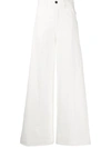DEPARTMENT 5 HIGH-WAISTED WIDE LEG TROUSERS