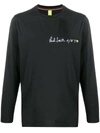 Paul Smith Logo Print T-shirt In Black
