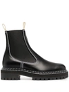 PROENZA SCHOULER CONTRAST STITCHING BOOTS