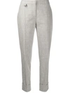 Lorena Antoniazzi Star Charm Peg Trousers In Grey