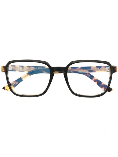 Cutler And Gross Tortoiseshell Square-frame Glasses In Black