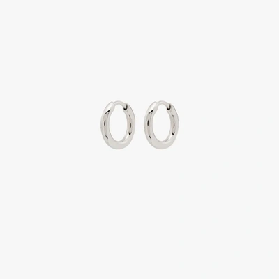 TOM WOOD STERLING SILVER CLASSIC SMALL HOOP EARRINGS,E39LSNA01S92592515596396