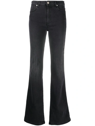 Ermanno Ermanno Flared-leg Trousers In Black