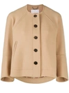 CHLOÉ CROPPED BUTTON-UP JACKET