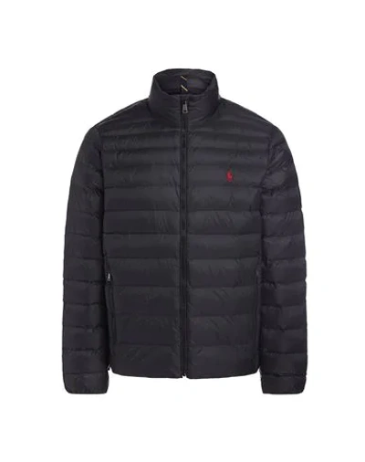 POLO RALPH LAUREN POLO RALPH LAUREN PACKABLE QUILTED JACKET MAN PUFFER BLACK SIZE L RECYCLED NYLON,41991729TA 6
