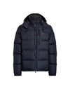 POLO RALPH LAUREN POLO RALPH LAUREN WATER-REPELLENT DOWN JACKET MAN PUFFER MIDNIGHT BLUE SIZE L RECYCLED POLYESTER,41996754WG 8