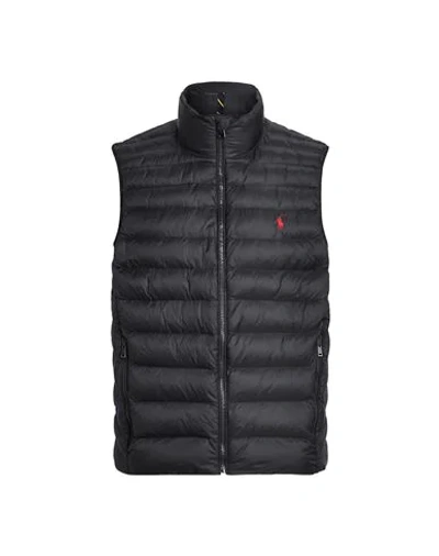 POLO RALPH LAUREN POLO RALPH LAUREN PACKABLE QUILTED VEST MAN PUFFER BLACK SIZE XXL RECYCLED NYLON,41996883IS 6