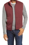Robert Graham Campbells Classic-fit Performance Fleece Jacquard Vest In Red