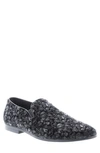 Robert Graham Men's Rodin Paisley Slip On Dress Shoes In Black