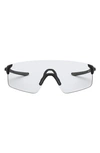 Oakley Evzero™ Blades 155mm Photochromatic Rimless Shield Sunglasses In Rubber Black/ Photochromic