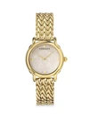 VERSACE SAFETY PIN YELLOW GOLDPLATED BRACELET WATCH,400013041231