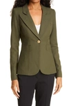 Smythe Classic Duchess Blazer In Army