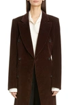 VICTORIA BECKHAM CORDUROY COAT,1420WCT002037C