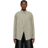 BALENCIAGA TAUPE SWING SHIRT