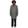 Isabel Marant Single-breasted Herringbone Coat In 02an Antrha