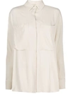 SEMICOUTURE CHEST PATCH POCKET SHIRT