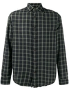 Deperlu Thomas Checked Cotton Shirt In Green