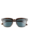 Tom Ford Men's Ft5683-bm54 Blue Light Blocking Optical Glasses In Dark Havana/gunmetal/teal