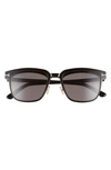 Tom Ford Men's Ft5683-bm54 Blue Light Blocking Optical Glasses In Black/rose Gold/clear