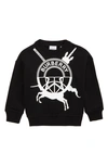 BURBERRY LOGO MASH-UP GRAPHIC SWEATSHIRT,8033542