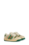 Gucci Kids' Toddler Screener Sneaker In New Sa/du.mi/vi.gr/n