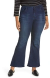 Standards & Practices Dark Wash Flare Jeans In Dark Wash