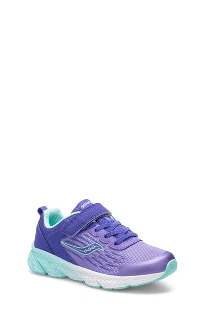 Saucony Kids' Wind A/c Sneaker In Purple