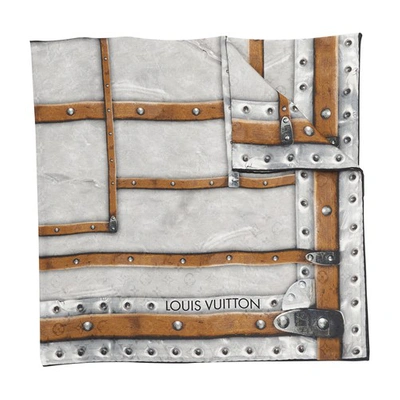 Louis Vuitton Scarf Time Trunk In Silver
