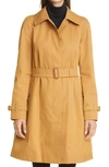 BURBERRY SIPSON COTTON GABARDINE BELTED SWING COAT,8033761