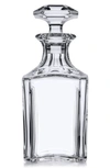 Baccarat Perfection Lead Crystal Square Spirits Decanter In Clear