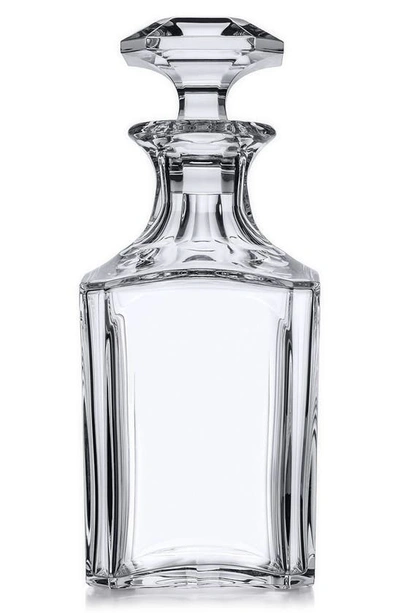 Baccarat Perfection Lead Crystal Square Spirits Decanter In Clear