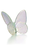 Baccarat 2.5" Lucky Crystal Iridescent Diamante Butterfly